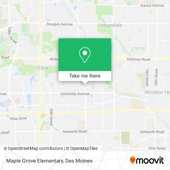 Maple Grove Elementary map
