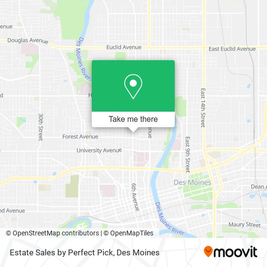 Mapa de Estate Sales by Perfect Pick