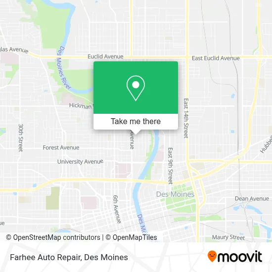 Farhee Auto Repair map