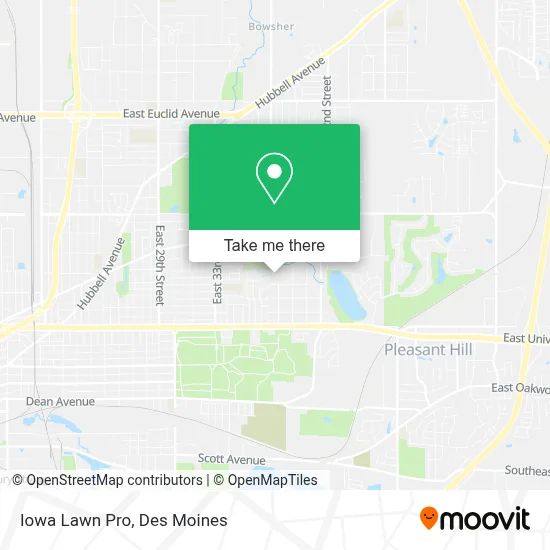 Iowa Lawn Pro map