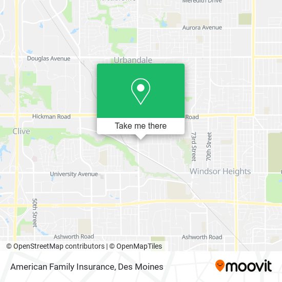 Mapa de American Family Insurance