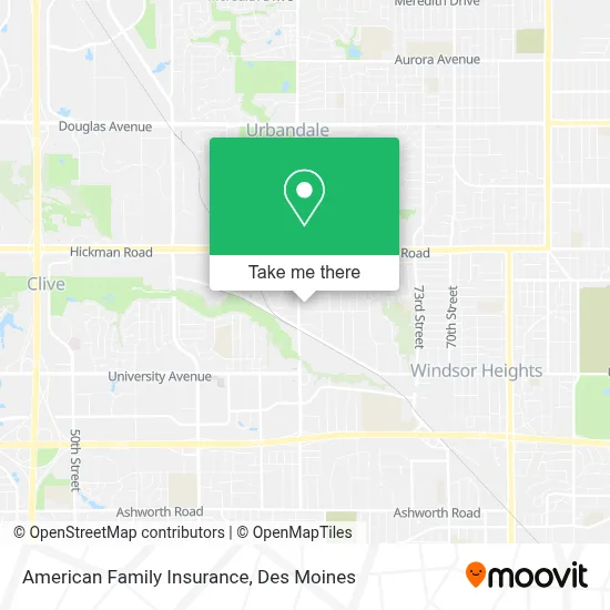 American Family Insurance map