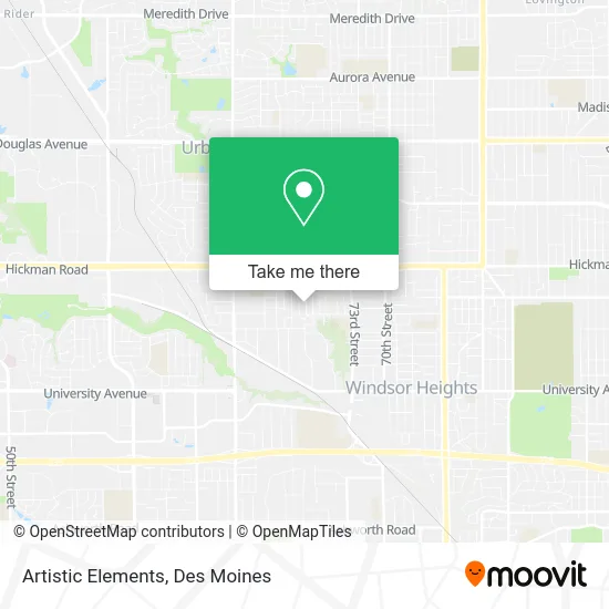 Artistic Elements map