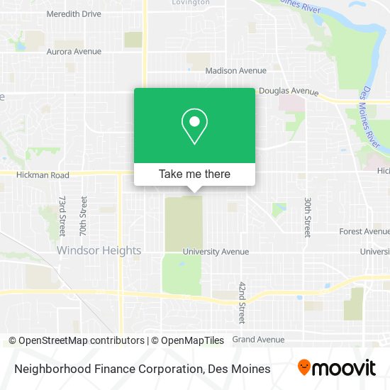 Neighborhood Finance Corporation map
