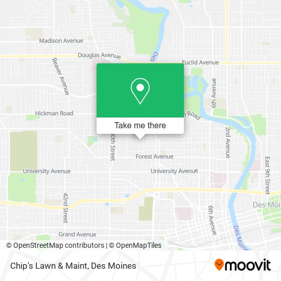 Chip's Lawn & Maint map
