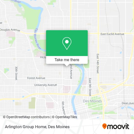 Arlington Group Home map