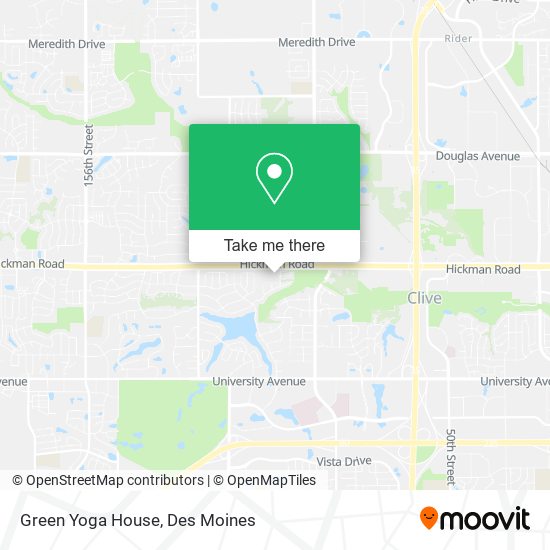 Green Yoga House map