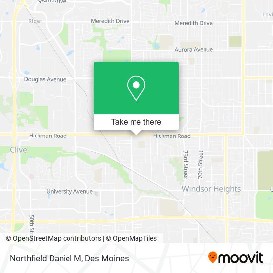 Northfield Daniel M map