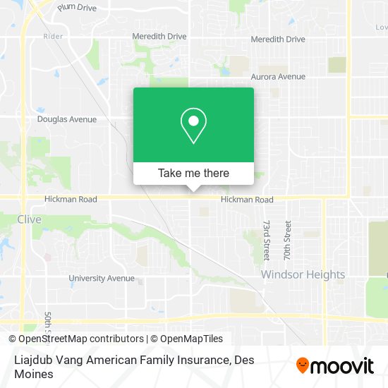 Liajdub Vang American Family Insurance map