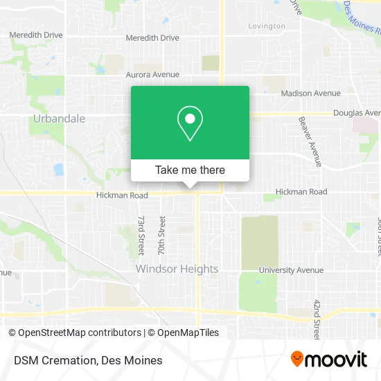 DSM Cremation map