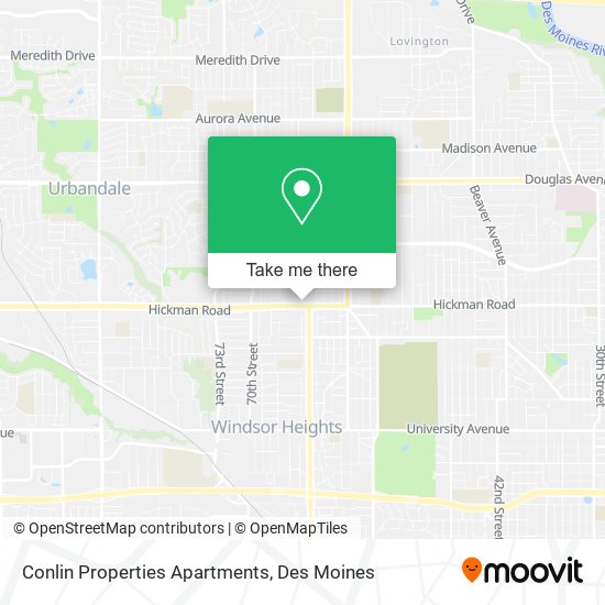 Conlin Properties Apartments map