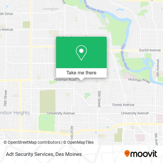 Adt Security Services map