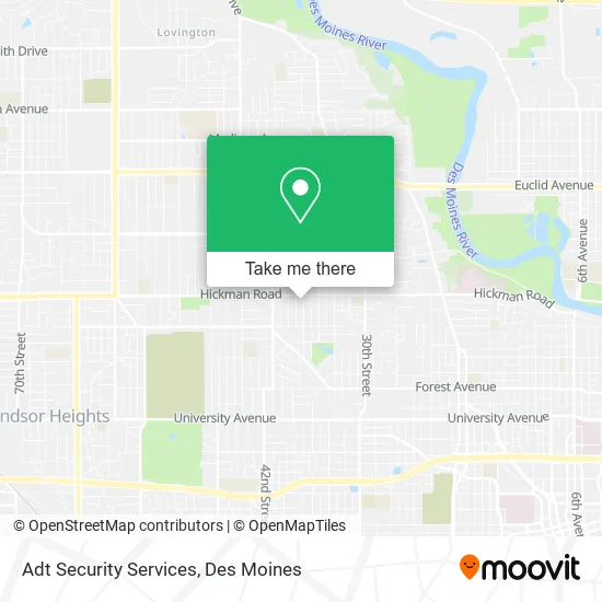 Adt Security Services map