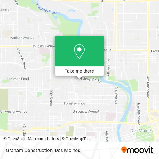 Graham Construction map