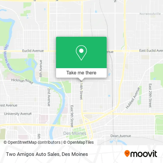Two Amigos Auto Sales map
