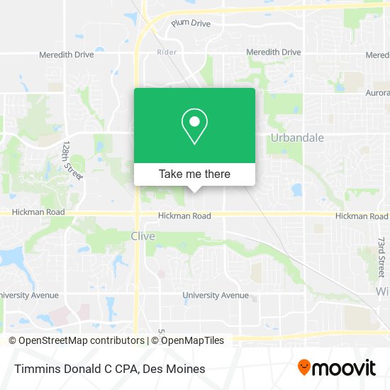 Timmins Donald C CPA map