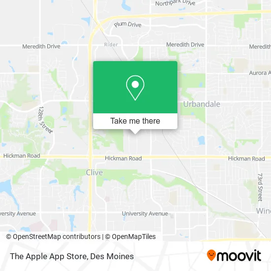 The Apple App Store map