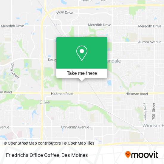 Friedrichs Office Coffee map