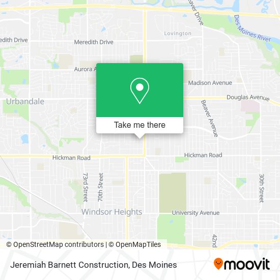 Jeremiah Barnett Construction map