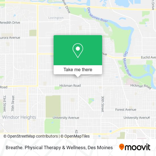 Breathe. Physical Therapy & Wellness map