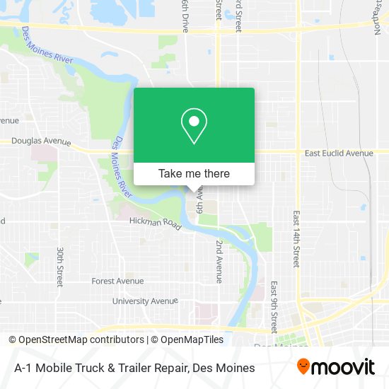 A-1 Mobile Truck & Trailer Repair map