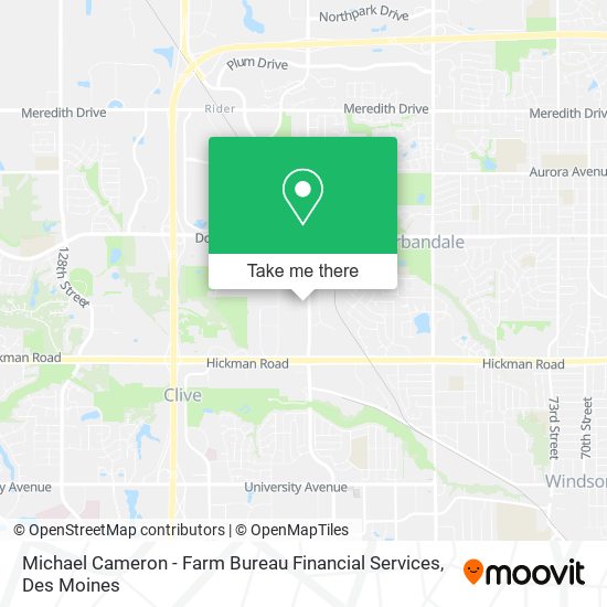 Michael Cameron - Farm Bureau Financial Services map