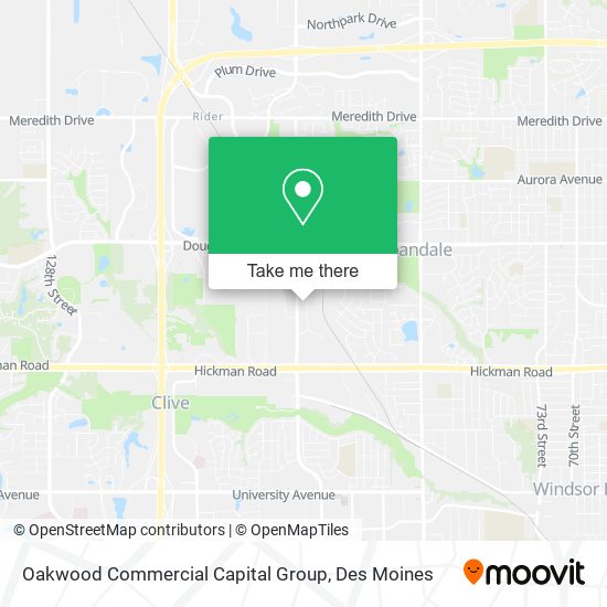 Oakwood Commercial Capital Group map
