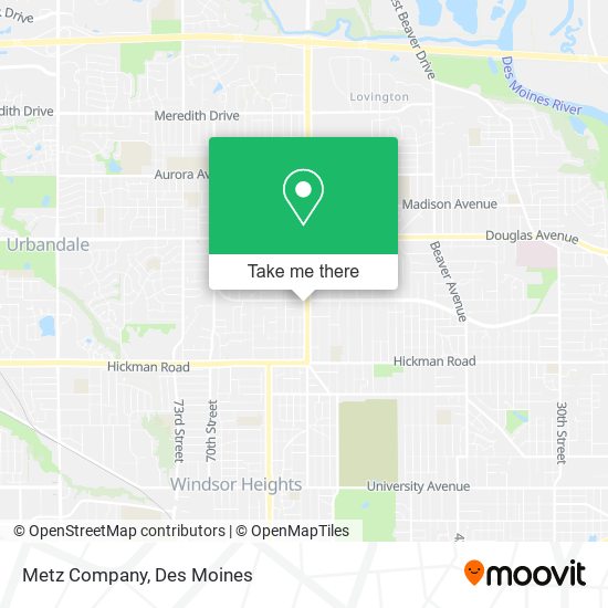 Mapa de Metz Company