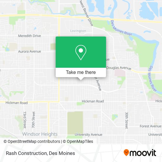 Rash Construction map