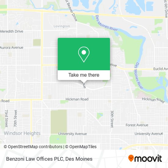 Benzoni Law Offices PLC map