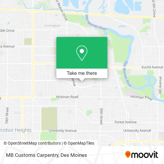 MB Customs Carpentry map