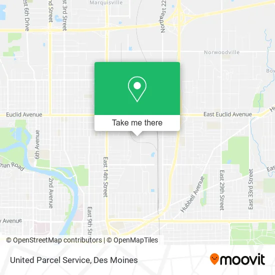 United Parcel Service map