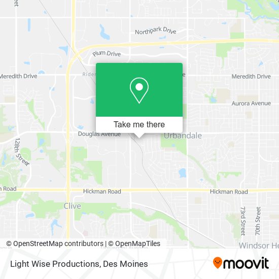 Light Wise Productions map