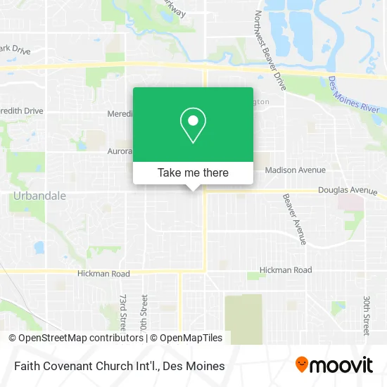 Faith Covenant Church Int'l. map