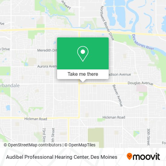 Audibel Professional Hearing Center map