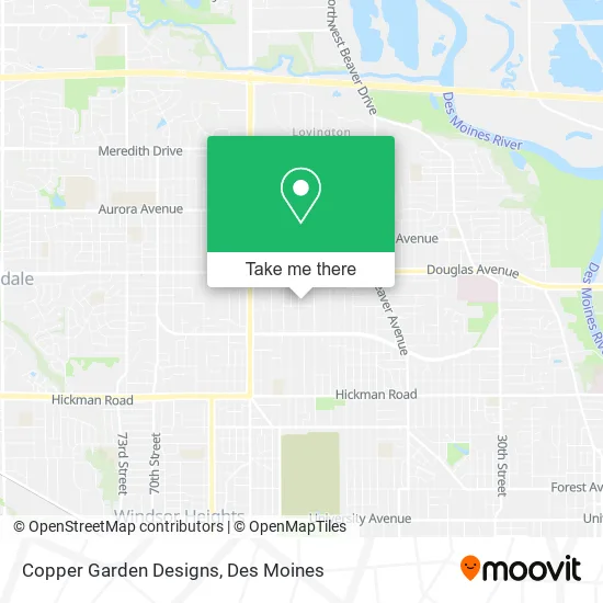 Copper Garden Designs map