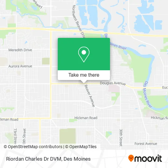Riordan Charles Dr DVM map