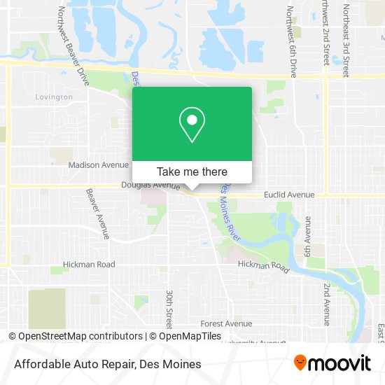 Affordable Auto Repair map
