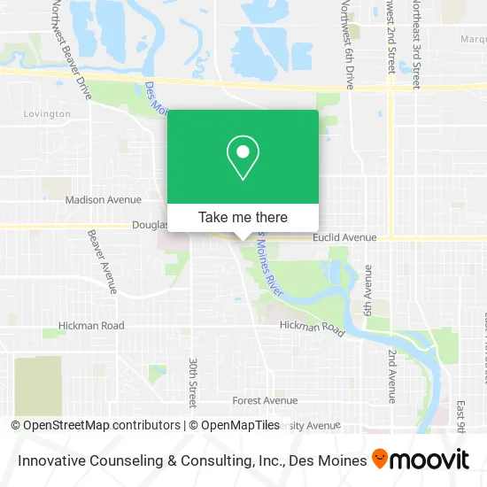 Innovative Counseling & Consulting, Inc. map