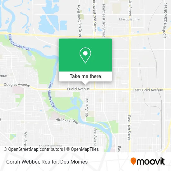 Corah Webber, Realtor map