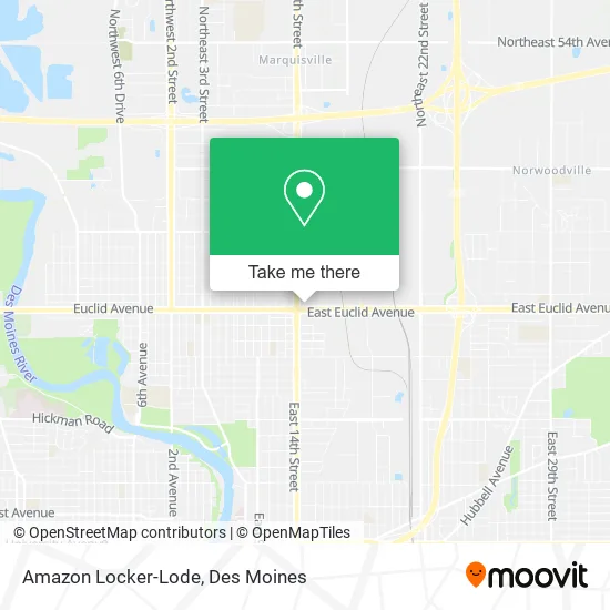 Amazon Locker-Lode map