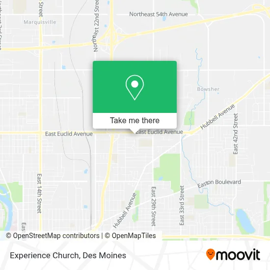 Experience Church map