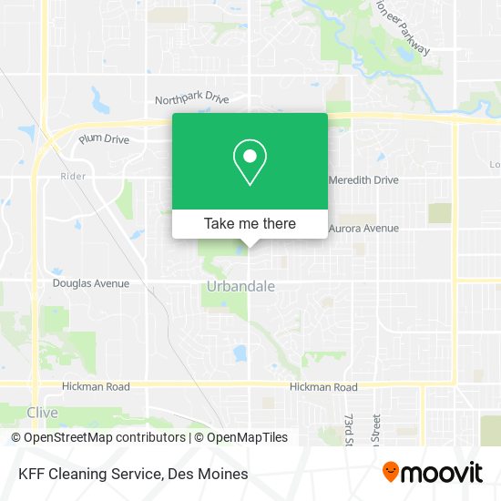 KFF Cleaning Service map
