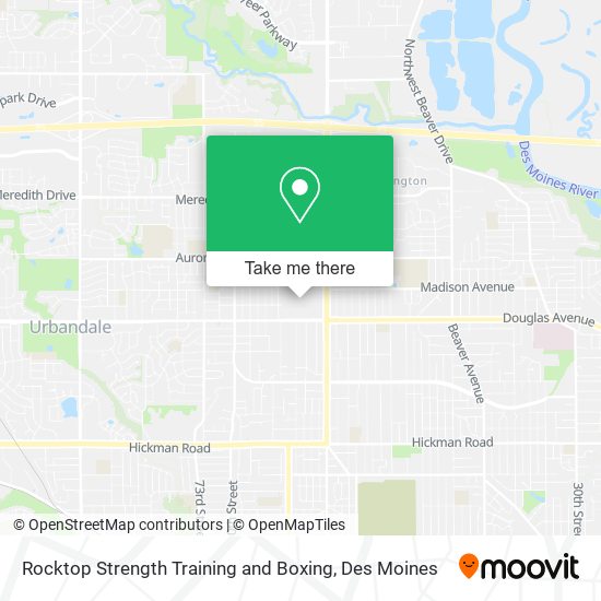 Mapa de Rocktop Strength Training and Boxing