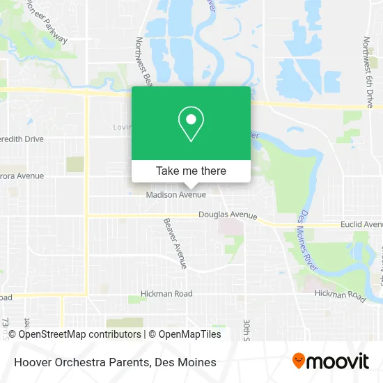 Hoover Orchestra Parents map