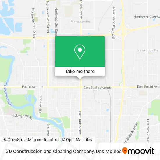 Mapa de 3D Construcción and Cleaning Company