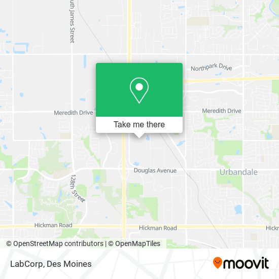 LabCorp map