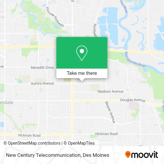 New Century Telecommunication map