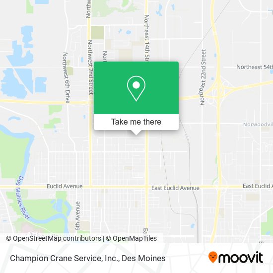 Champion Crane Service, Inc. map