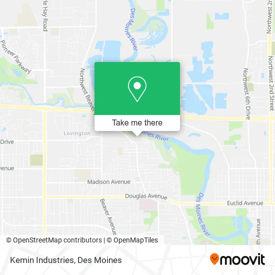 Kemin Industries map